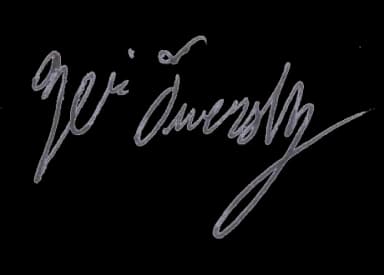 Zvi Twersky Signature